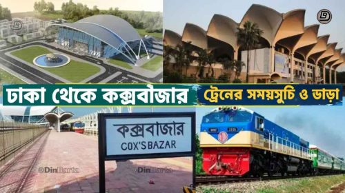 ঢাকা কক্সবাজার ট্রেন সমূহের সময়সূচি ও ভাড়া