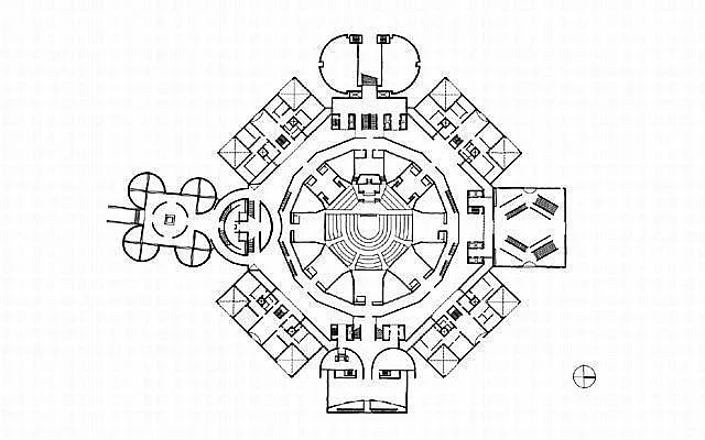 সংসদ ভবন তৈরি করার সময়ের নকশা